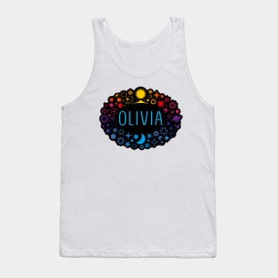 Olivia name with stars Tank Top